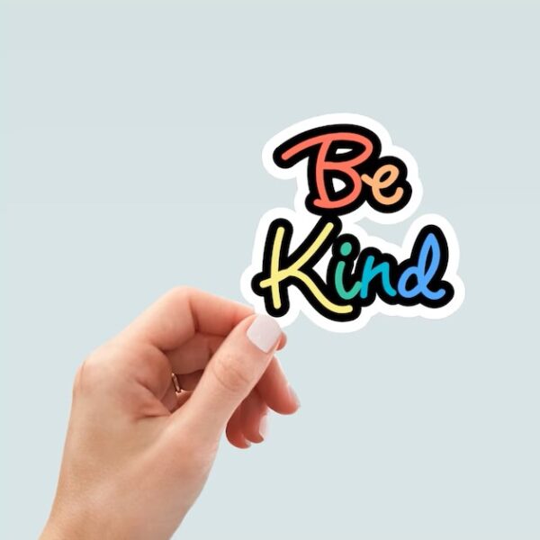 Rainbow Be Kind Kindness Sticker