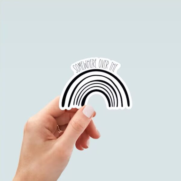 Sticker Somewhere Over the Rainbow